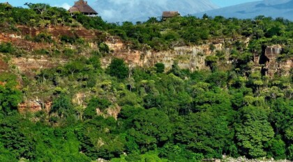 View from lake Chala